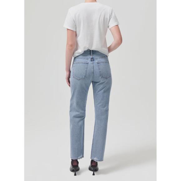 AGOLDE 90'S PINCH WAIST HIGH RISE STRAIGHT IN SOUNDWAVE 25 - Picture 2 of 6